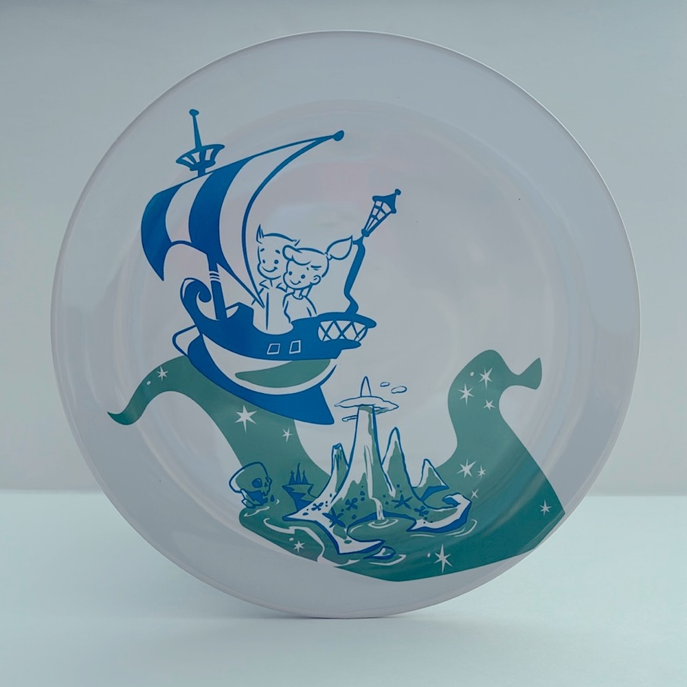 Disney Magic Kingdom 50th Anniversary Plate by Kevin & Jody Peter Pan’s Flight